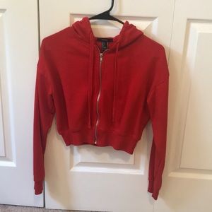 Forever 21 red hoodie